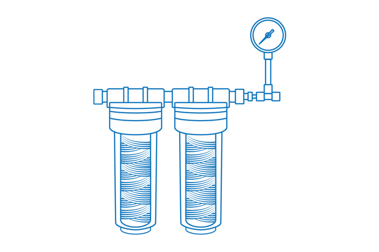 External Pre-filter Set with Manometer
