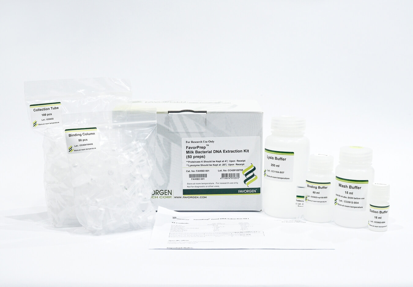 FavorPrep™ Milk Bacterial DNA Extraction Kit - FB Australia