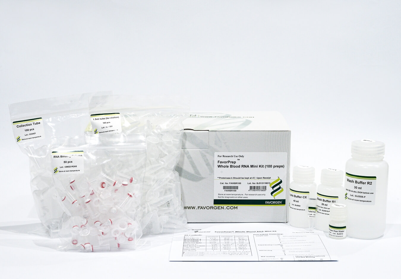 FavorPrep™ Whole Blood RNA Extraction Kit - FB Australia