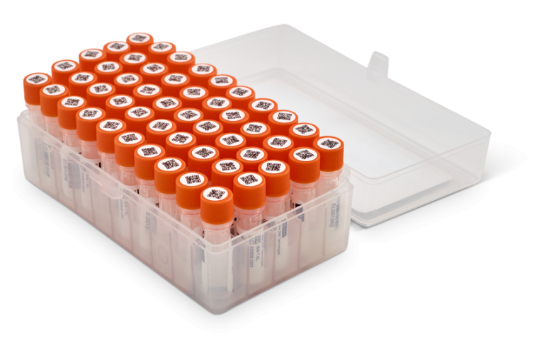 iSWAB Respiratory Tract Sample Collection Device Rack