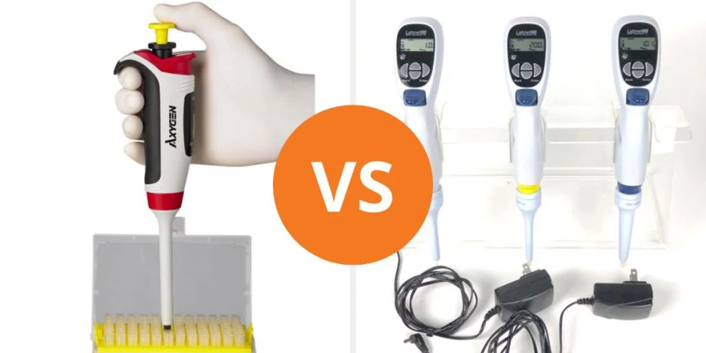 manual vs electronic pipettes