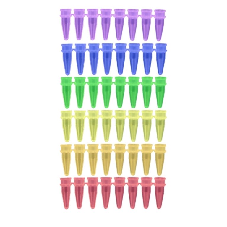 Polypropylene PCR Tube Strips and Caps