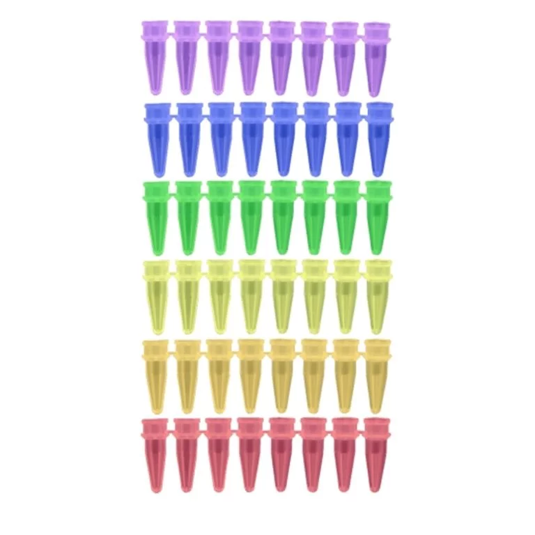 Polypropylene PCR Tube Strips and Caps