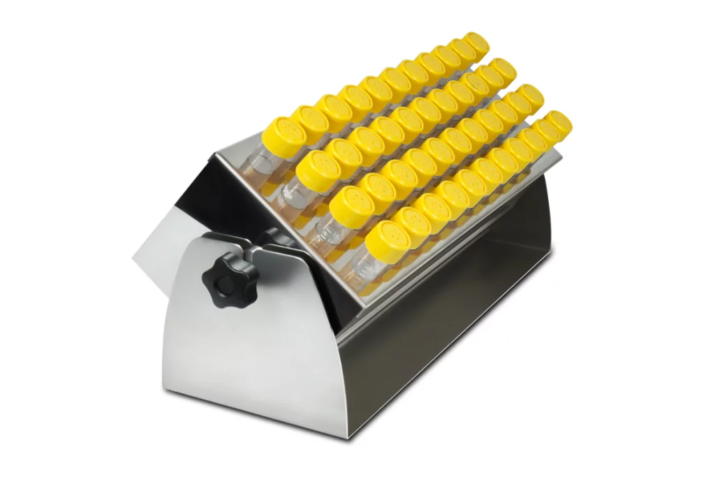 adjustable angle test tube rack