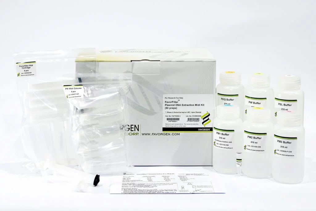 FavorFilter™ Midi Plasmid Extraction Kit, Ion Exchange