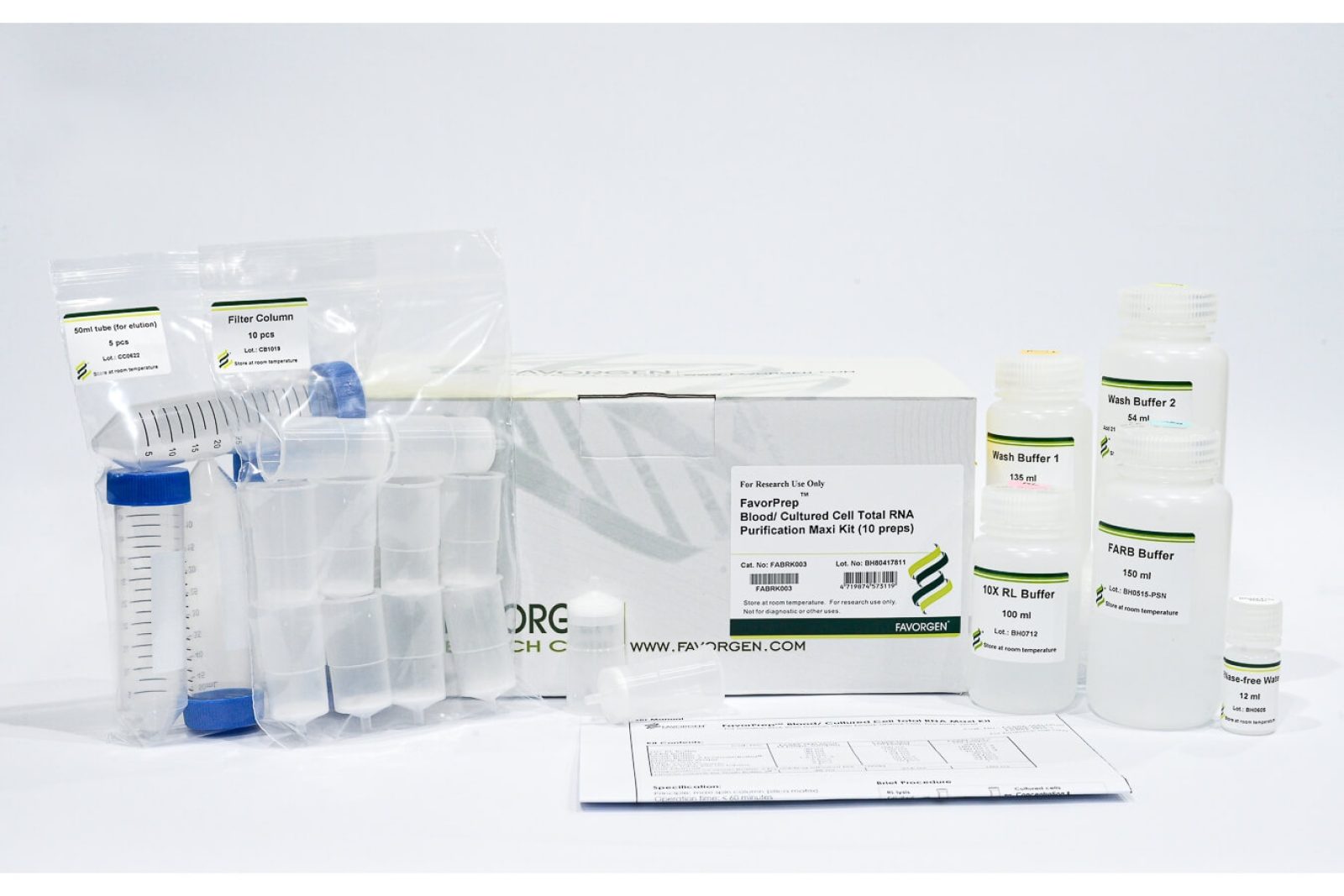 FavorPrep™ Blood/Cultured Cells Total RNA Extraction Kit - FB Australia