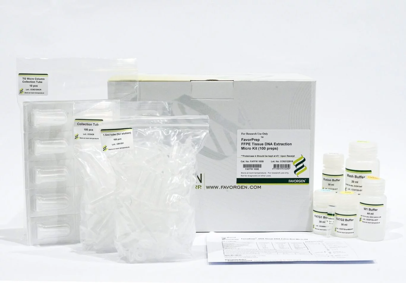 FavorPrep™ Micro FFPE Tissue DNA Extraction Kit