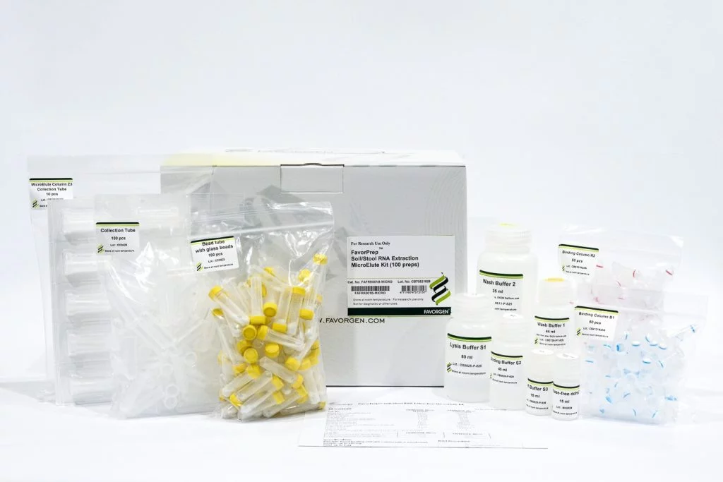 FavorPrep™ MicroElute Soil/Stool RNA Extraction Kit (blister packing for columns) (100 prep)
