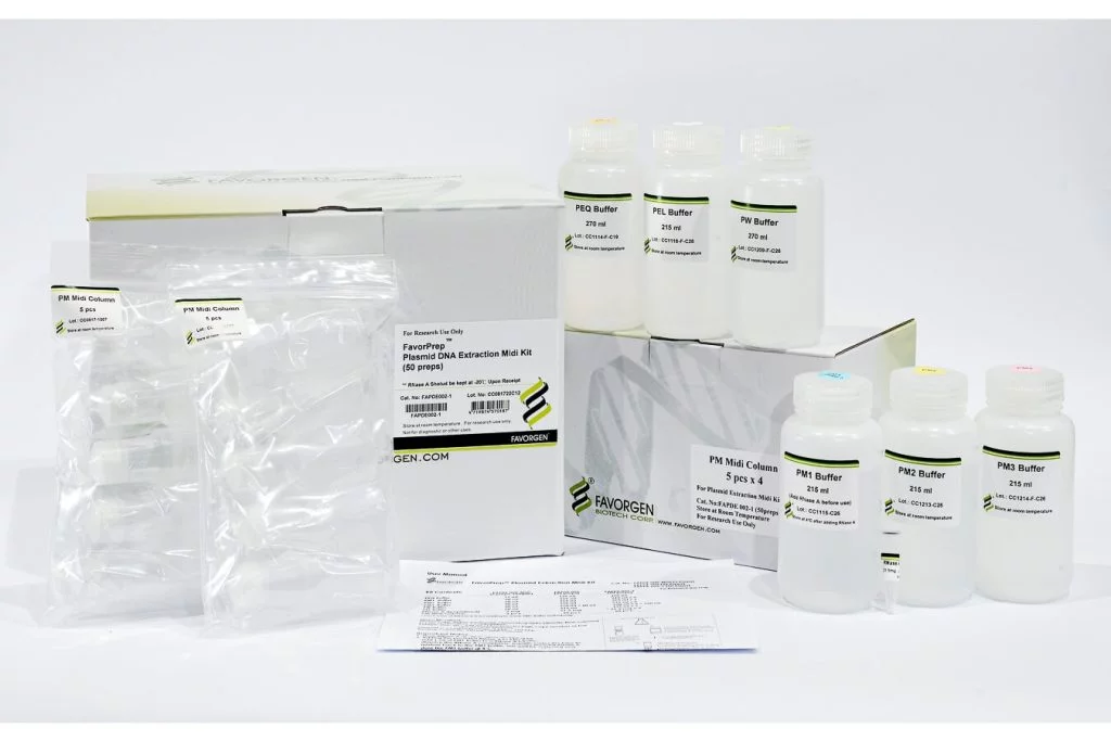 FavorPrep™ Midi Plasmid DNA Extraction Kit