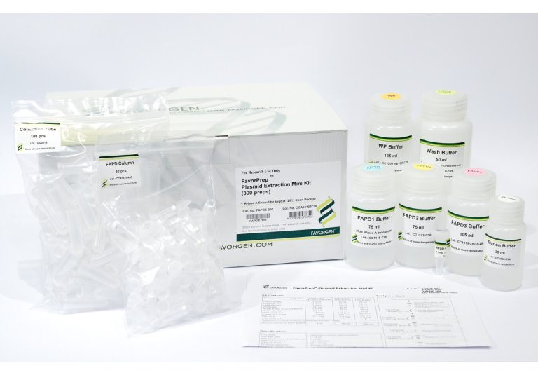 FavorPrep™ Mini Plasmid DNA Extraction Kit (Fast)