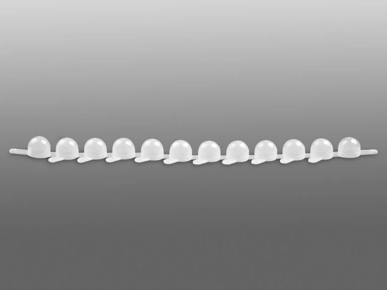 96 Well Polypropylene Cluster Tube Caps