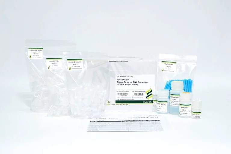 FavorPrep™ DNA High Efficiency (HE) Mini Extraction Kits