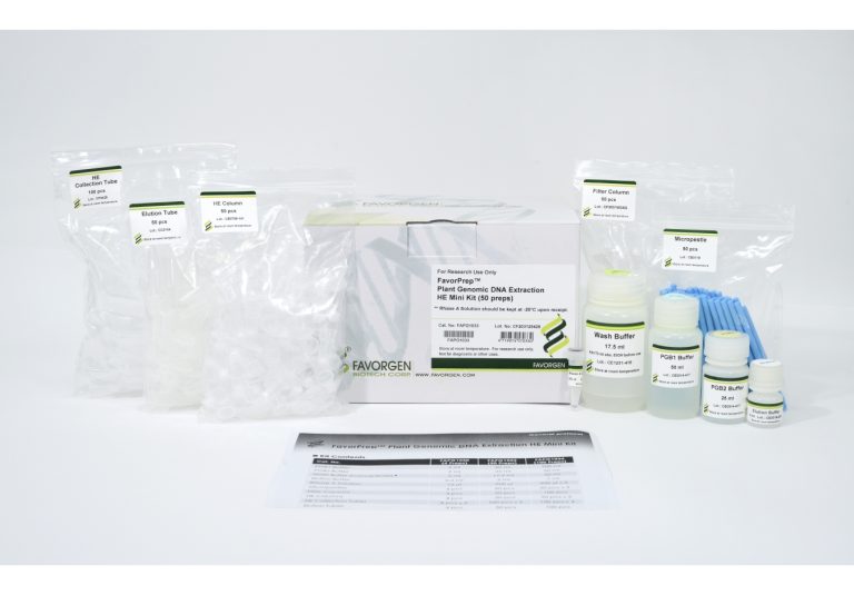 FavorPrep™ Plant Genomic DNA Extraction HE Kit