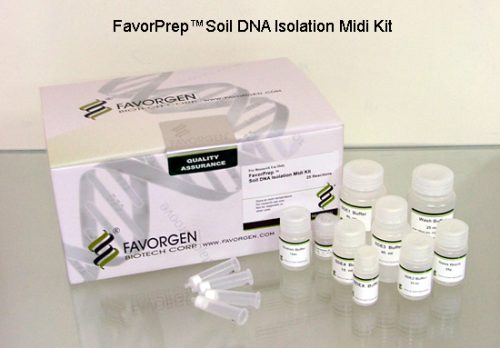 Favorgen Soil DNA Isolation Midi Kit 15Mar19