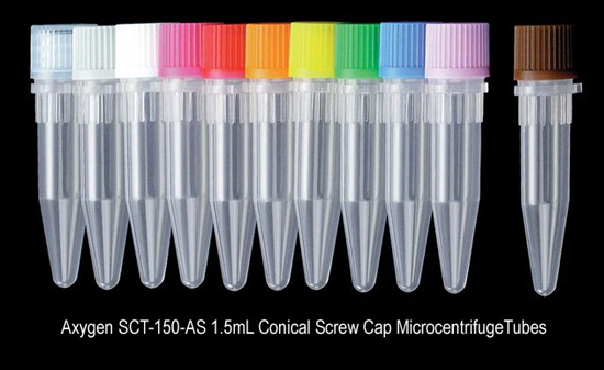 Axygen MicroCent ConicalTubes sct150as 25Sep20