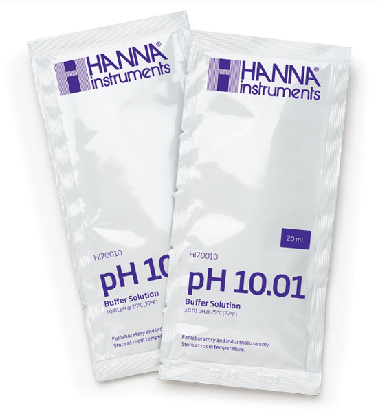 Hanna pH 10.01 Calibration Buffer sachets HI700107P 23Aug21