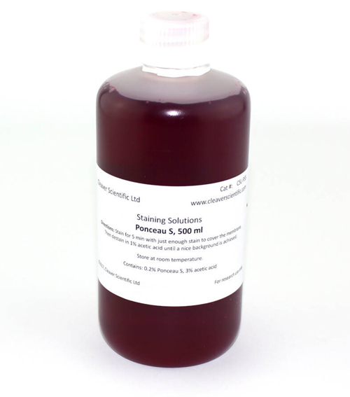 Cleaver Ponceau S Staining Solution